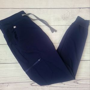 Women's Figs scrub joggers navy blue